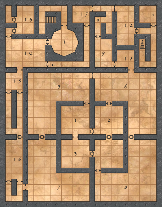 Bearlet Cave map